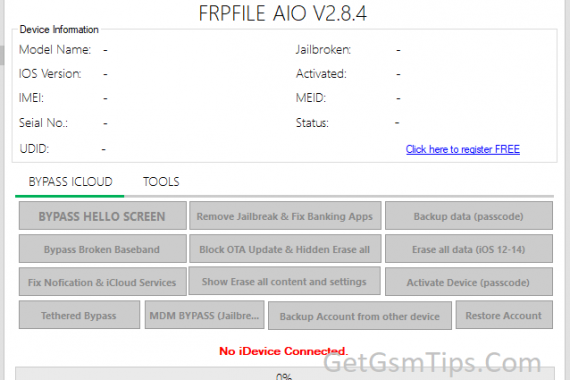 Download iFrpfile iCloud Tool